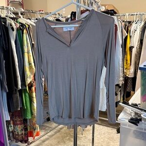 Dear John Taupe Long Sleeve Tee